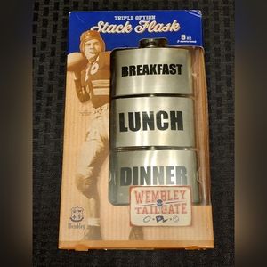 Liquid Diet Special! Stainless Steel Flask 3-in-1 Breakfast Lunch Dinner NEW